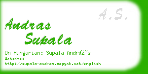 andras supala business card